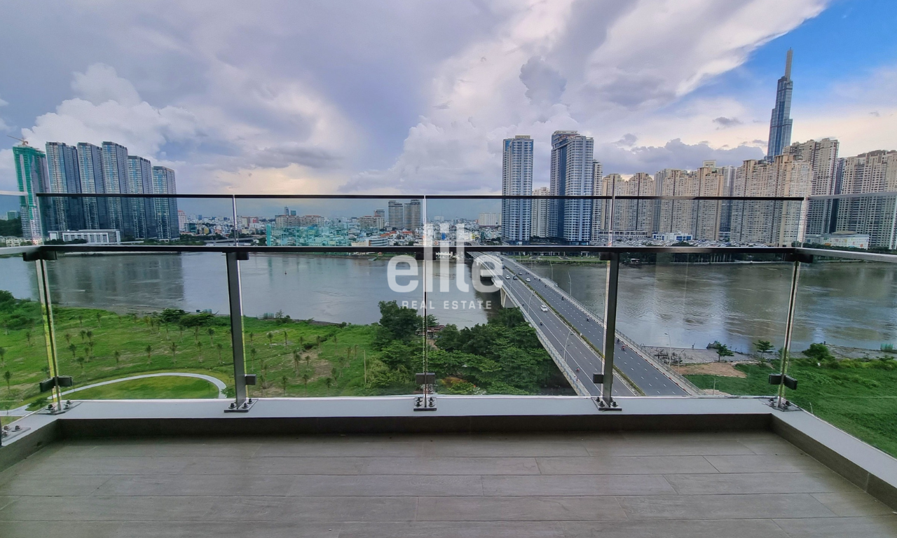 THE RIVER - Cho thuê căn hộ 4 phòng ngủ tầm nhìn cực thoáng qua sông Sài Gòn