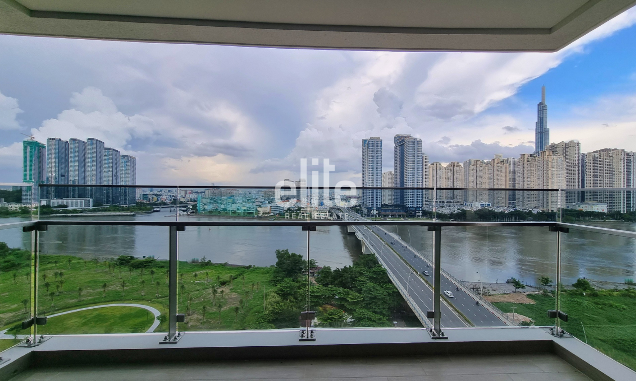 THE RIVER - Cho thuê căn hộ 4 phòng ngủ tầm nhìn cực thoáng qua sông Sài Gòn