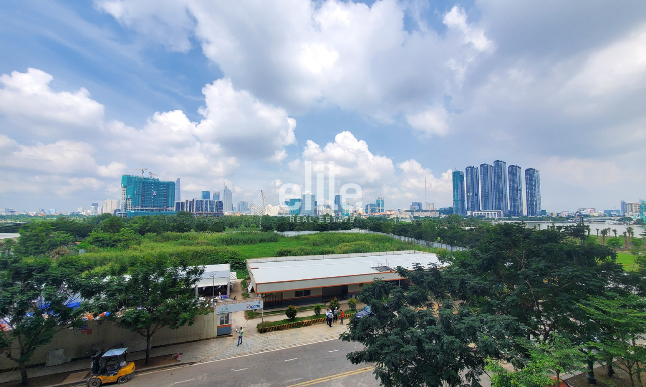 THE RIVER - Cho thuê căn hộ 1 phòng ngủ nội thất cơ bản view thoáng tháp Seine