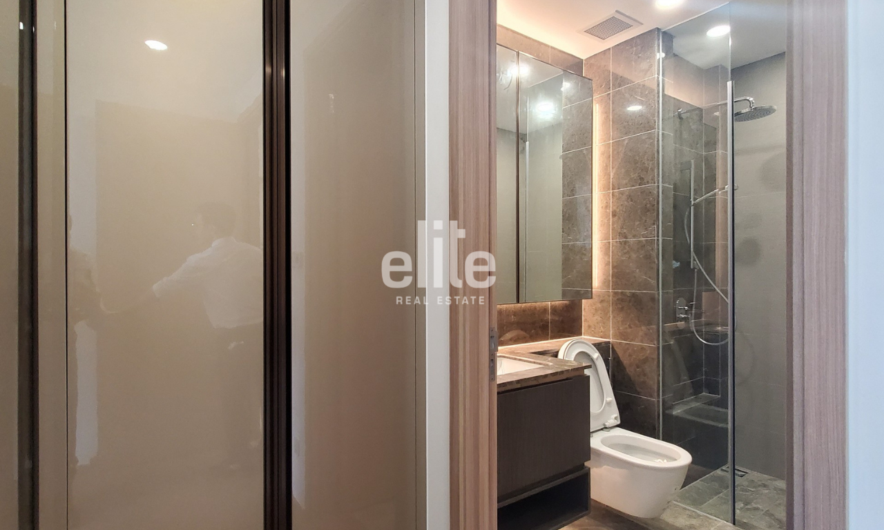 THE RIVER - Cho thuê căn hộ 1 phòng ngủ nội thất cơ bản view thoáng tháp Seine