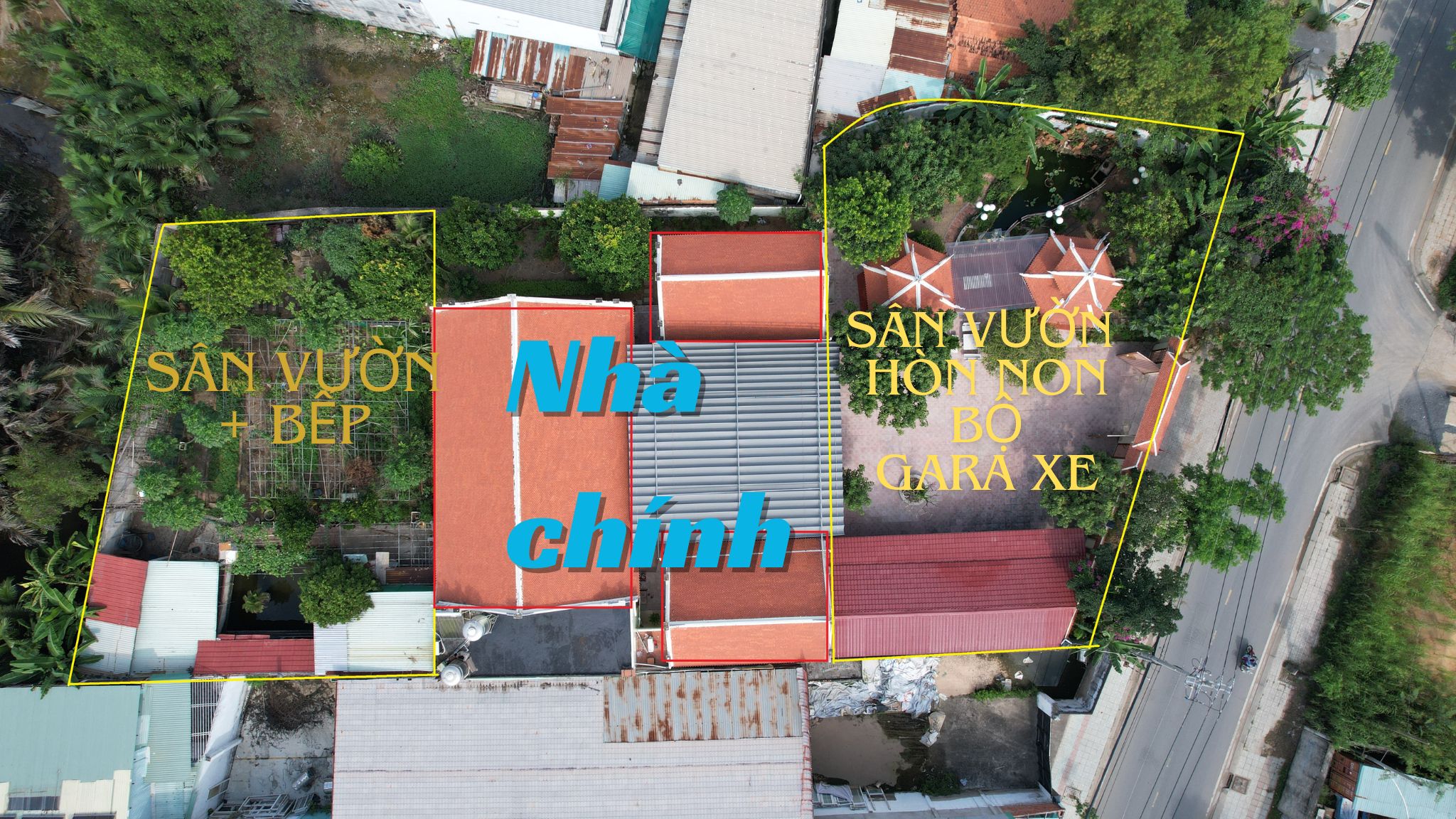 Bán nhà và 2000m2 vườn cây, nội thất full gỗ quý